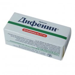 Дифенин (Фенитоин) таблетки 117мг №60 в Нижнем Новгороде и области фото